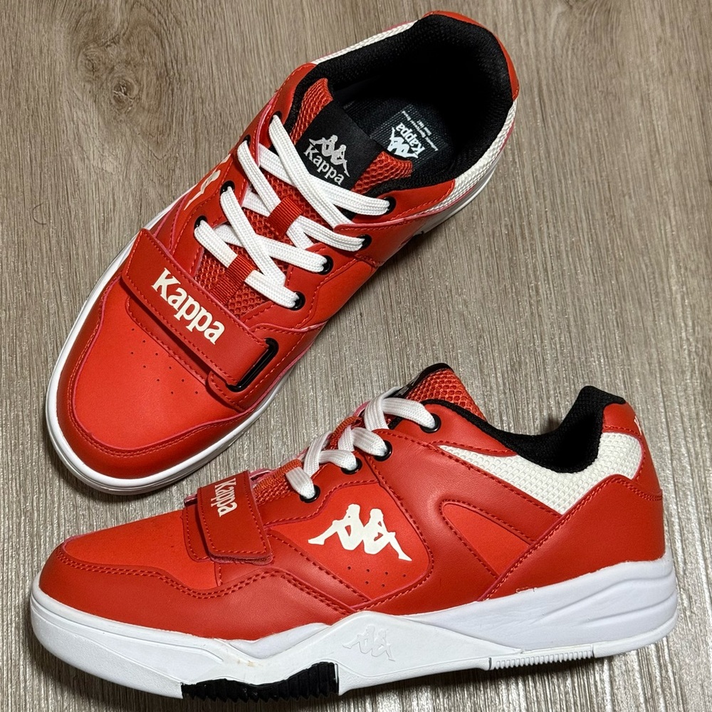 Kappa Authentic Atlanta 5 Orange Red DK-White 381I59W Unisex Men’s Size 9 New